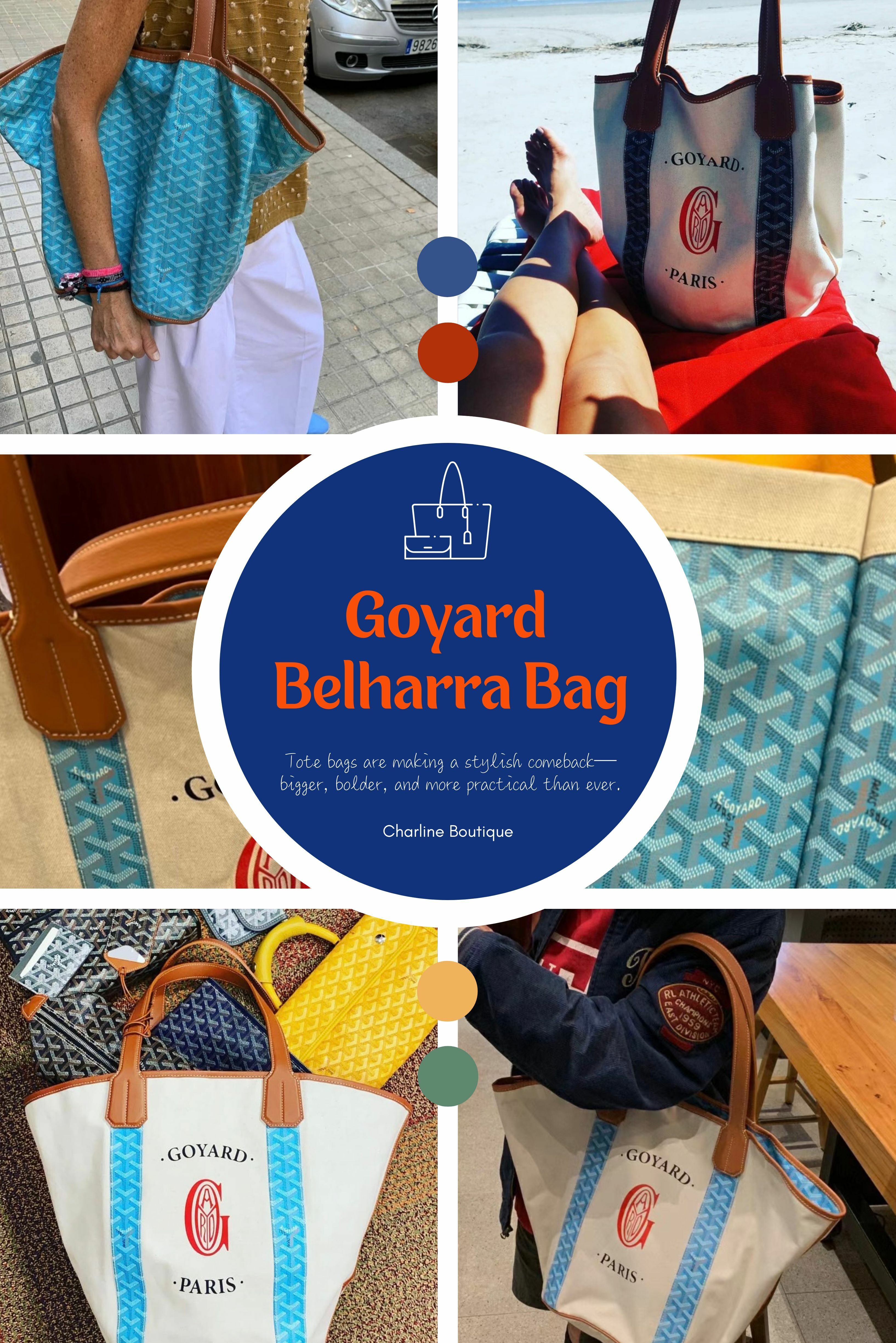 【十、Belharra Bag——限量雙面、度假氛圍】 最後要介紹的是極具特色的 Belharra Bag。這是一款限量發售、設計新穎的超大容量帆布拼皮革的雙面兩用托特包，尺寸高達 60x22.5x35cm。顏色上僅有松石藍一色，帶有夏日海灘感，非常適合度假、海邊或需要大容量的場合。最大亮點是雙面設計，可以根據心情、穿搭選擇不同顏色面。由於產量少、設計特殊，加上帆布的材質很受年輕收藏家追捧，因為不僅價位接受度大，帆布材質也更顯年輕。如果您是休閒渡假時需要的包款，我們則非常推薦這一款喔！