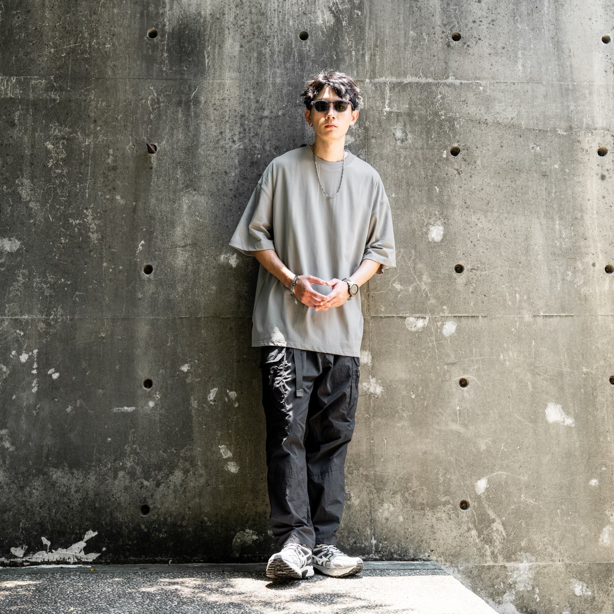 #預購 SBG 細格紋防潑水多口袋長褲 三色 SB0620