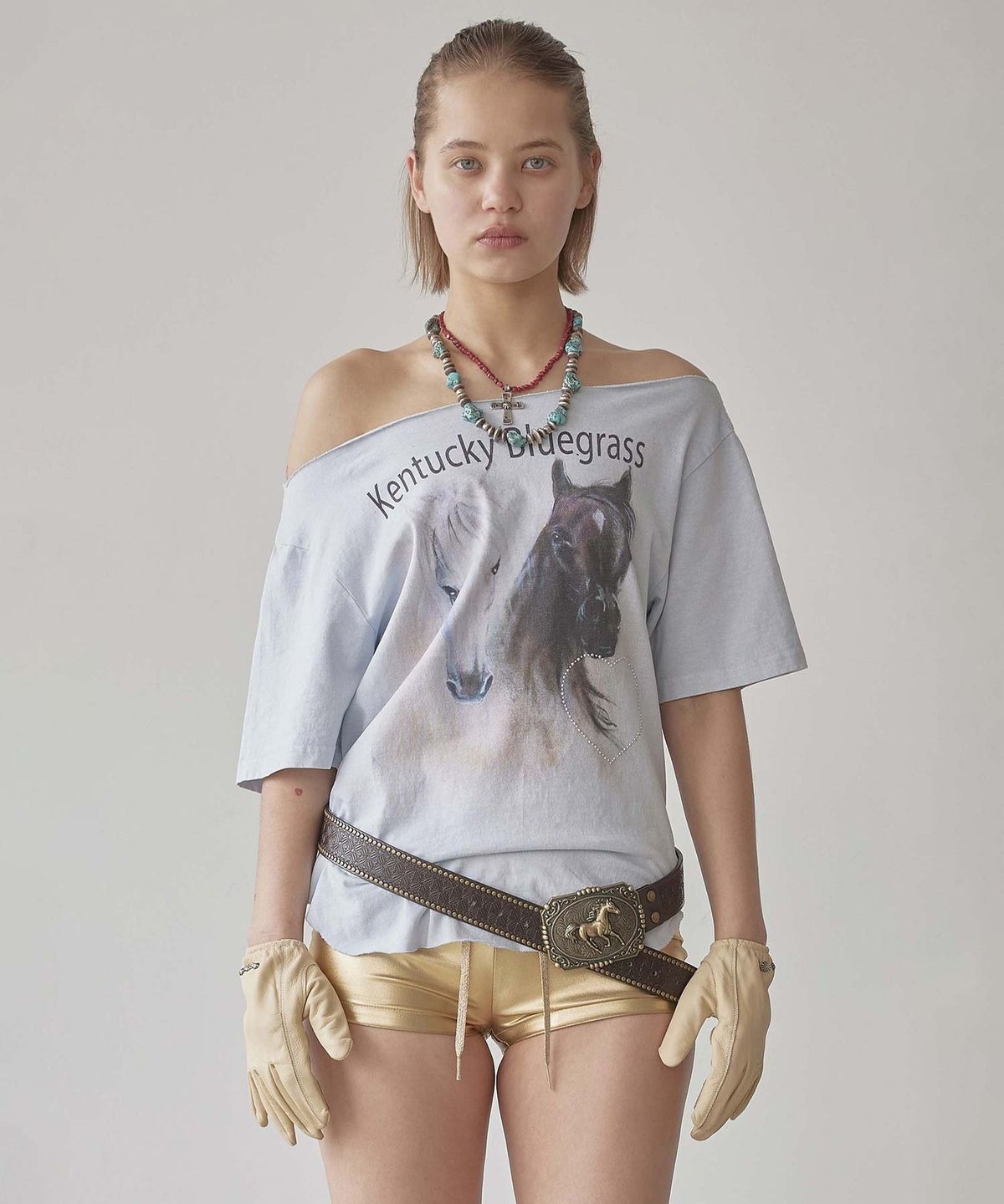 Tシャツ・カットソー SCULPTOR Sheriff Cut Out Tee 5BFT018 Sheriff Cut Out Tee Dirty White – SCULPTOR JAPAN