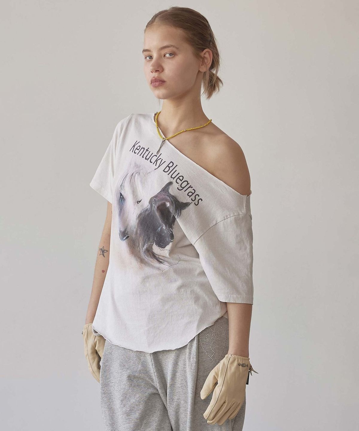 【SCULPTOR】Sheriff Cut Out Tee Dirty (3color) ★大人気★ Sheriff Cut Out Tee Dirty White – SCULPTOR JAPAN