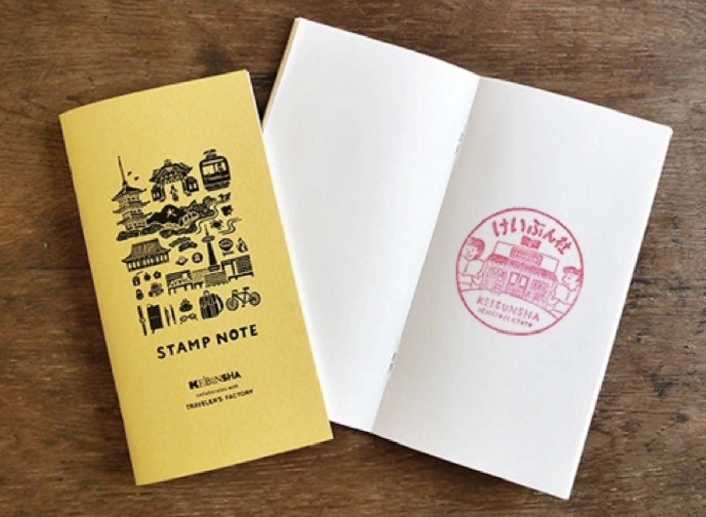 Traveler's Notebook ｜TN 旅人筆記本x惠文社  限定蓋印冊