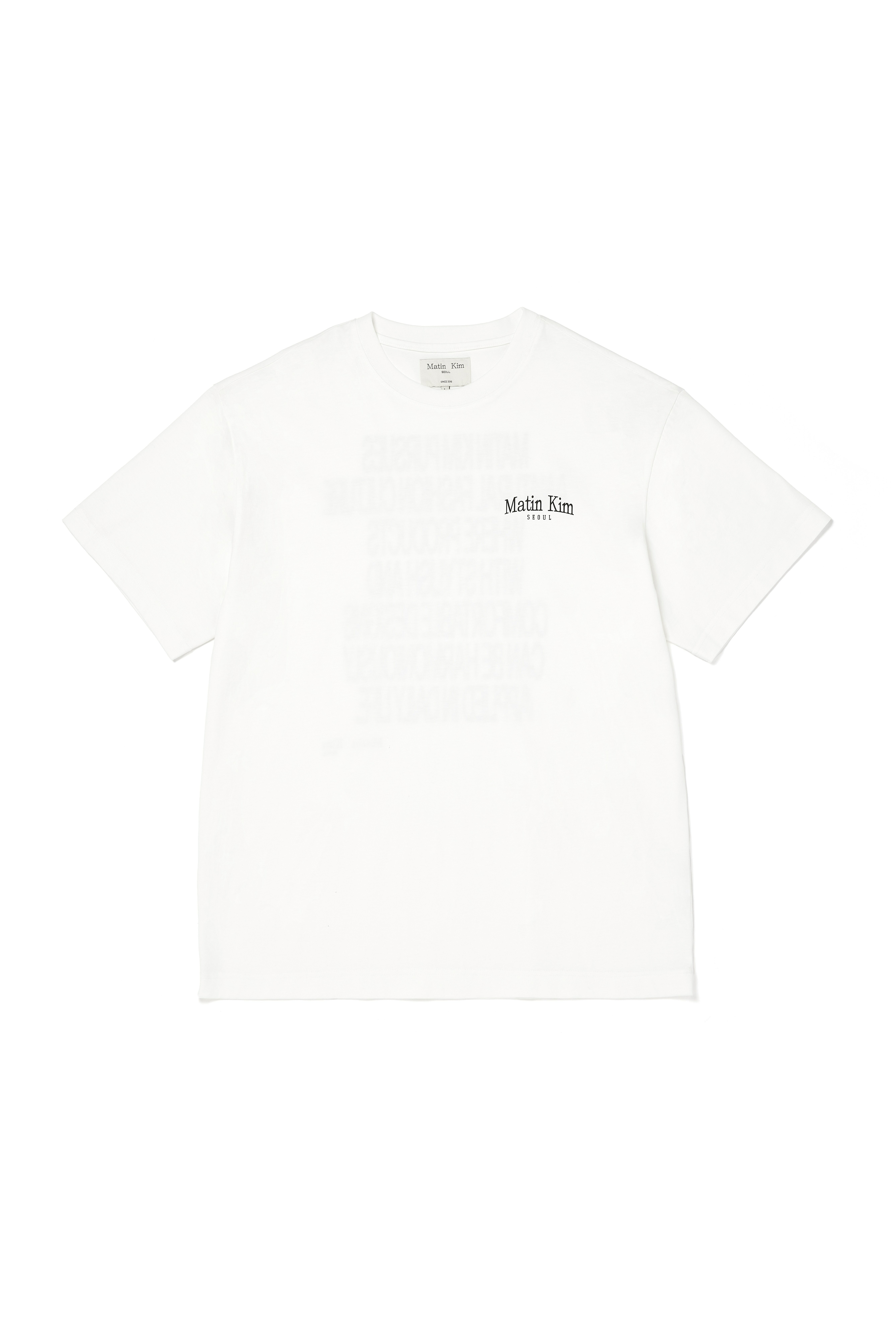 首爾LOGO寬版上衣 白色