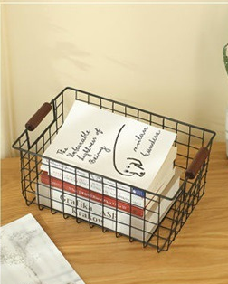 《5905》簡約風不鏽鋼收納籃