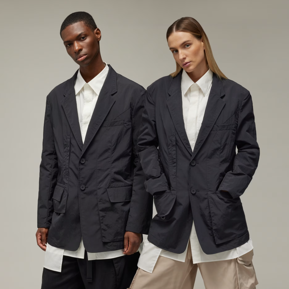 【 Y-3 CR NYL BLAZER 頂級西裝外套 - 黑 】