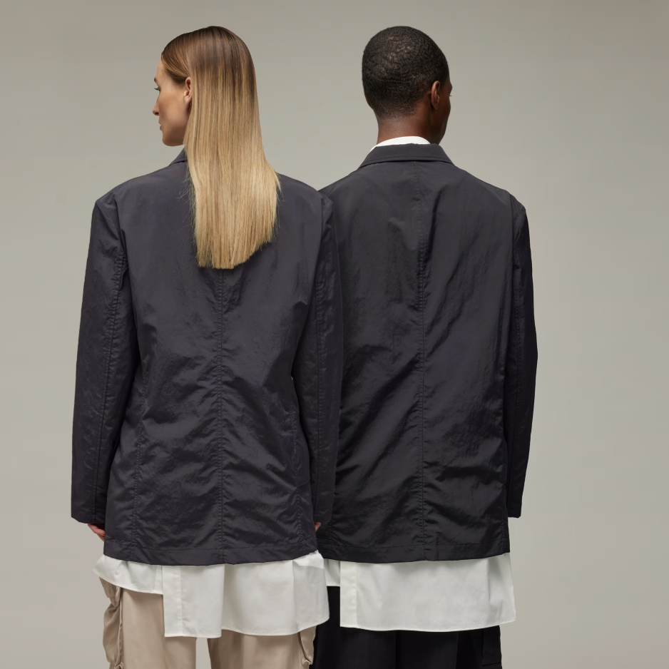 【 Y-3 CR NYL BLAZER 頂級西裝外套 - 黑 】