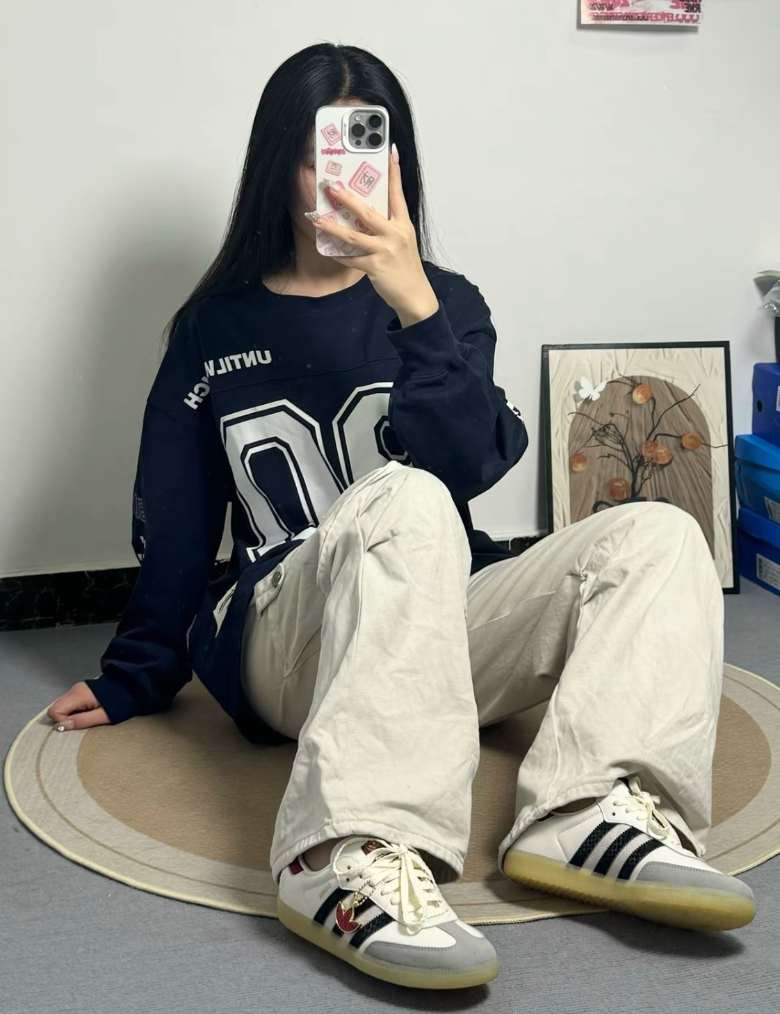 adidas Samba 蛇年限定 白色 男女同款