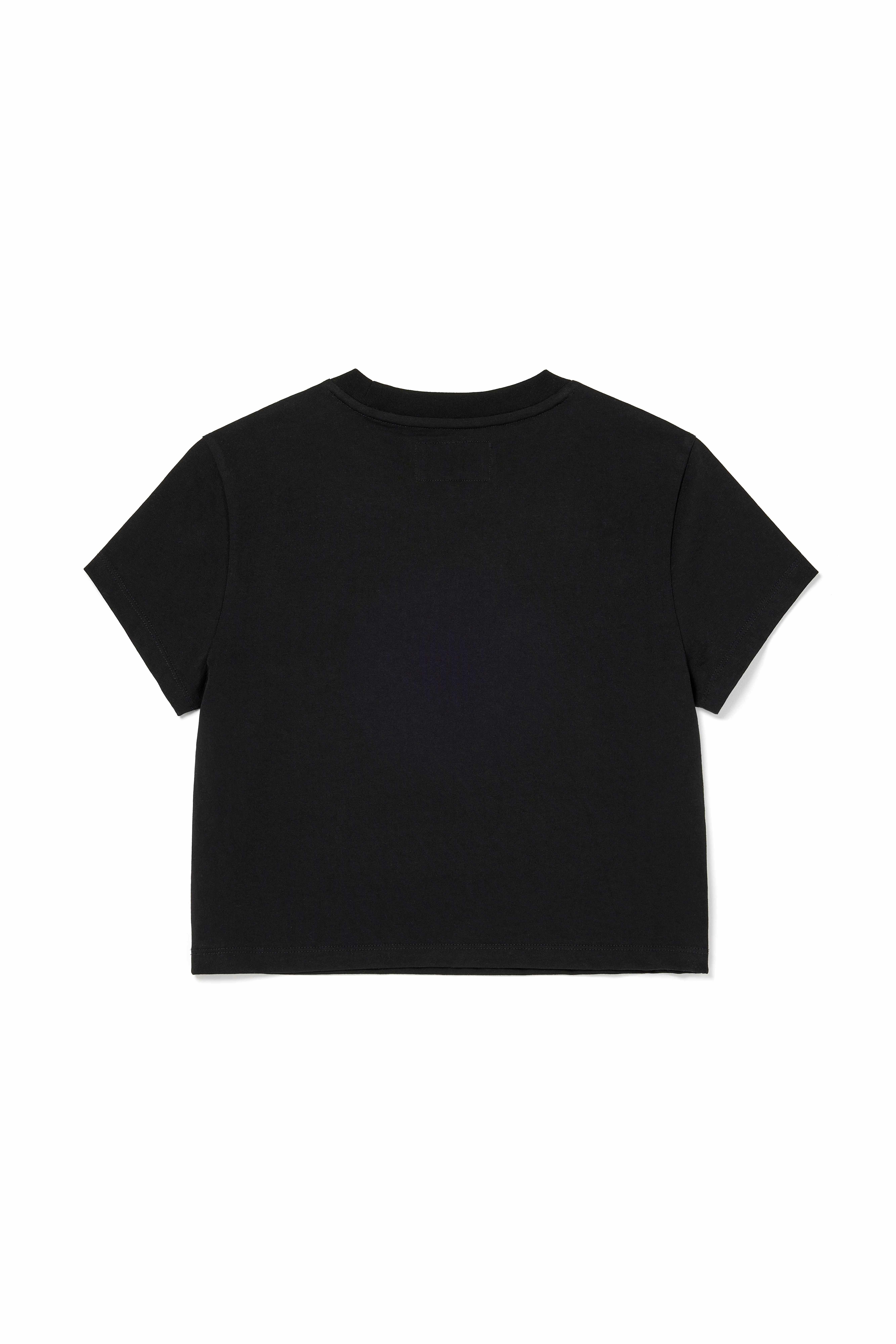 首爾LOGO短版上衣 黑色