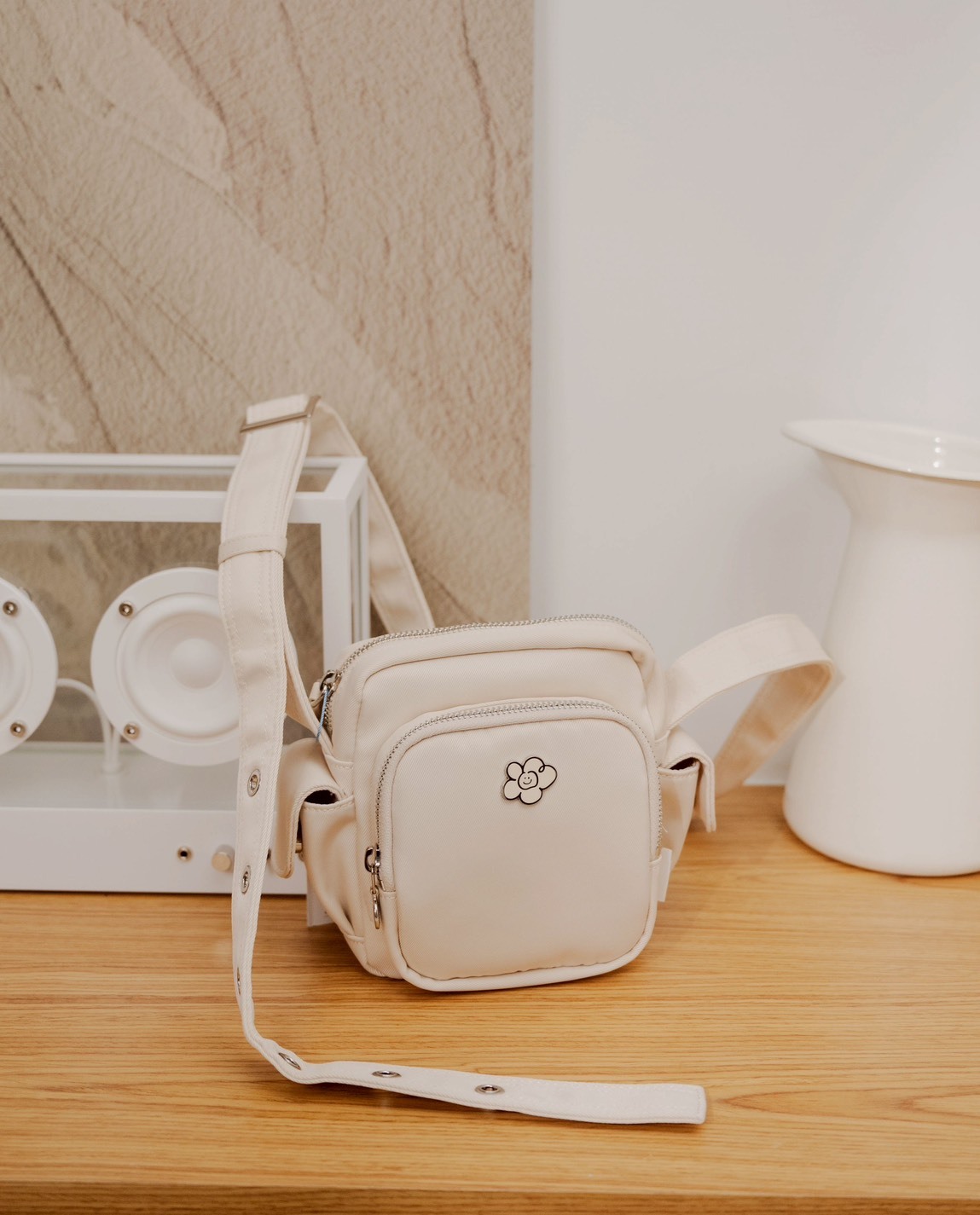 【預購】WACKY WILLY 立體LOGO多口袋 側背包 3色 WA2501BP51