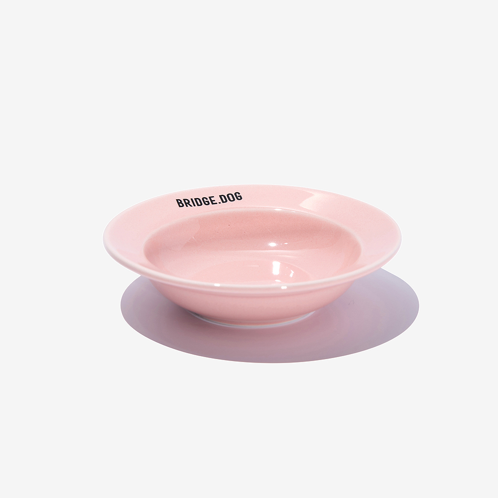 BRIDGE.DOG TOY  亮面飛碟碗 (粉)