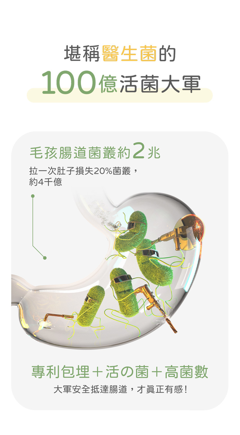 專利包埋技術+活菌+高菌數