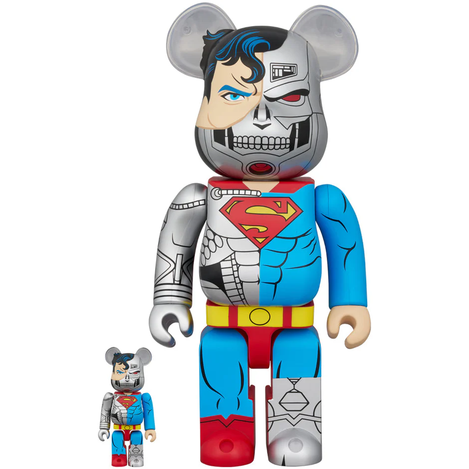 『RETURN OF SUPERMAN』CYBORG SUPERMAN 100％ & 400％ BE@RBRICK