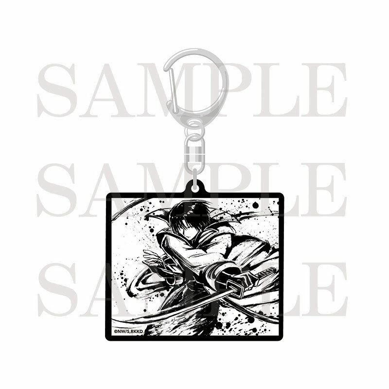 神劍闖江湖日版壓克力鑰匙圈-四乃森蒼紫