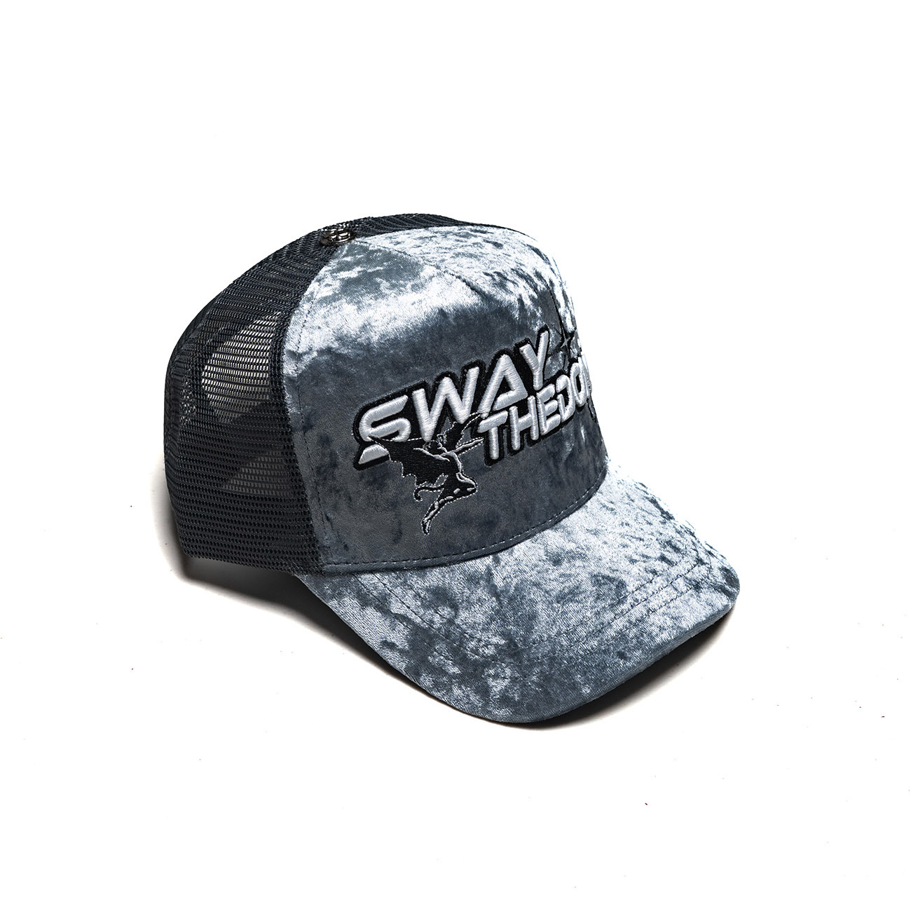 Sway the Don x Golden Hour｜Bkk God’s Smoke Trucker Hat (Grey)
