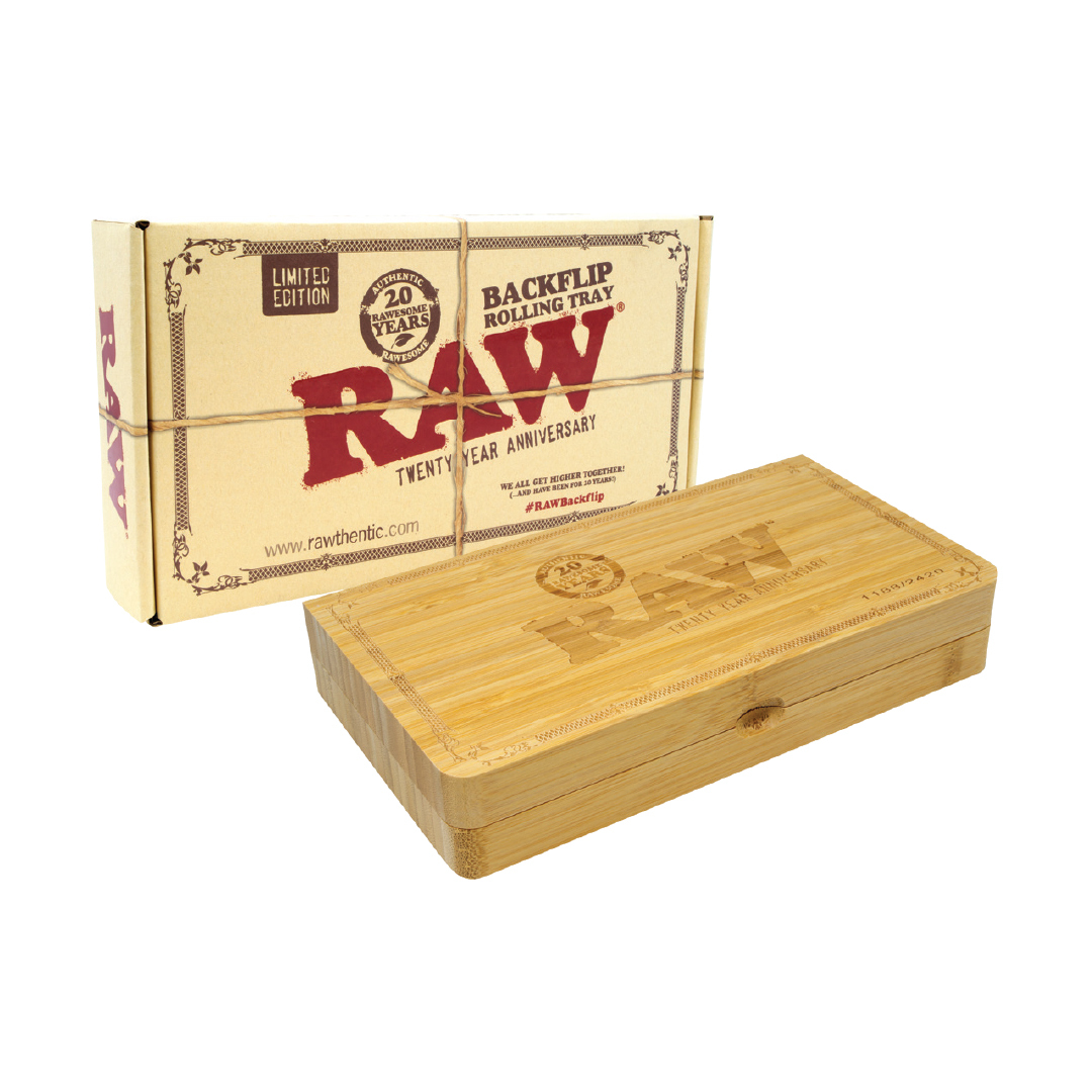 20TH ANNIVERSARY BACKFLIP ROLLING TRAY BY RAW