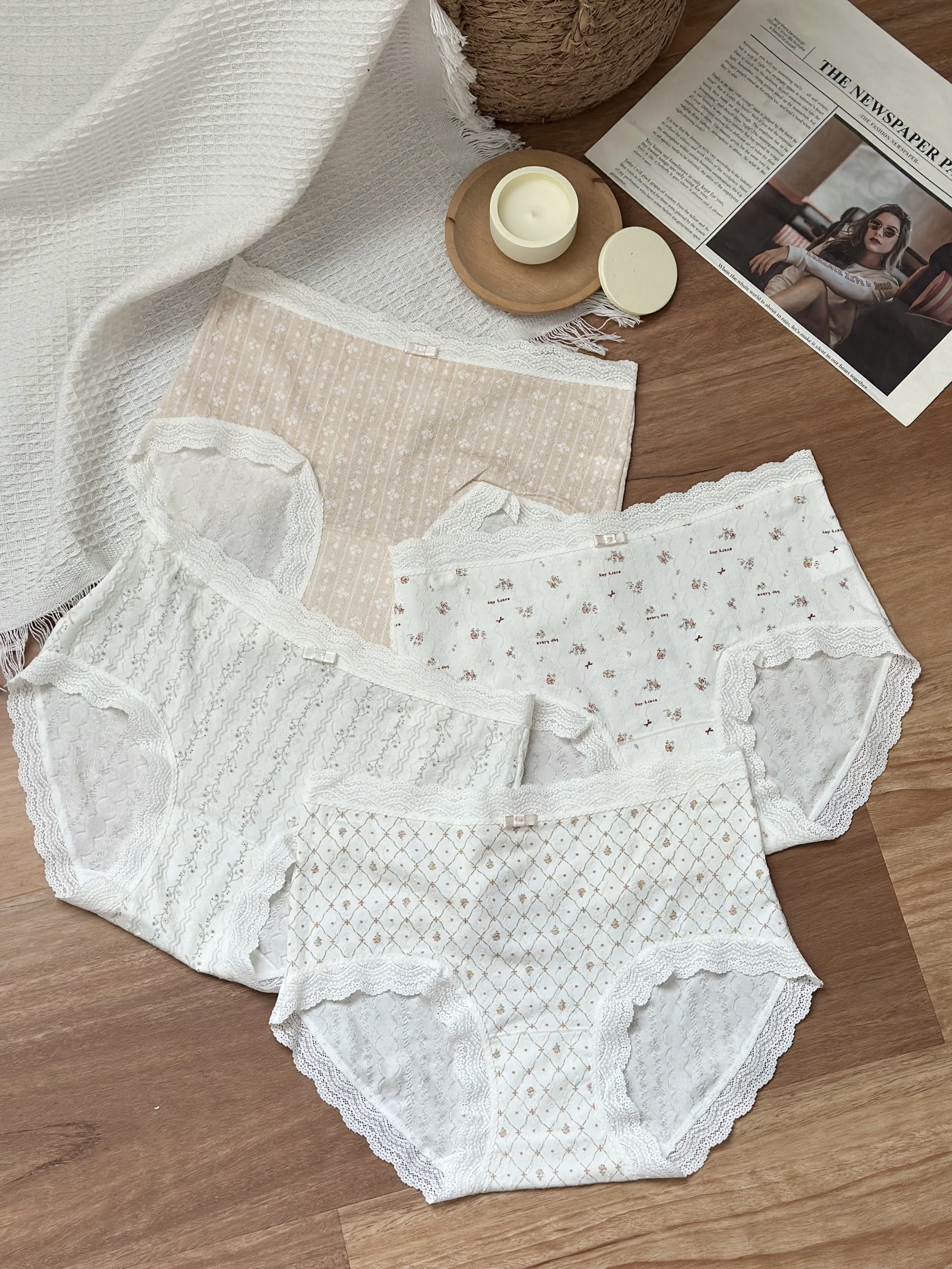 Dorrie Floral Lace Panties -PT14