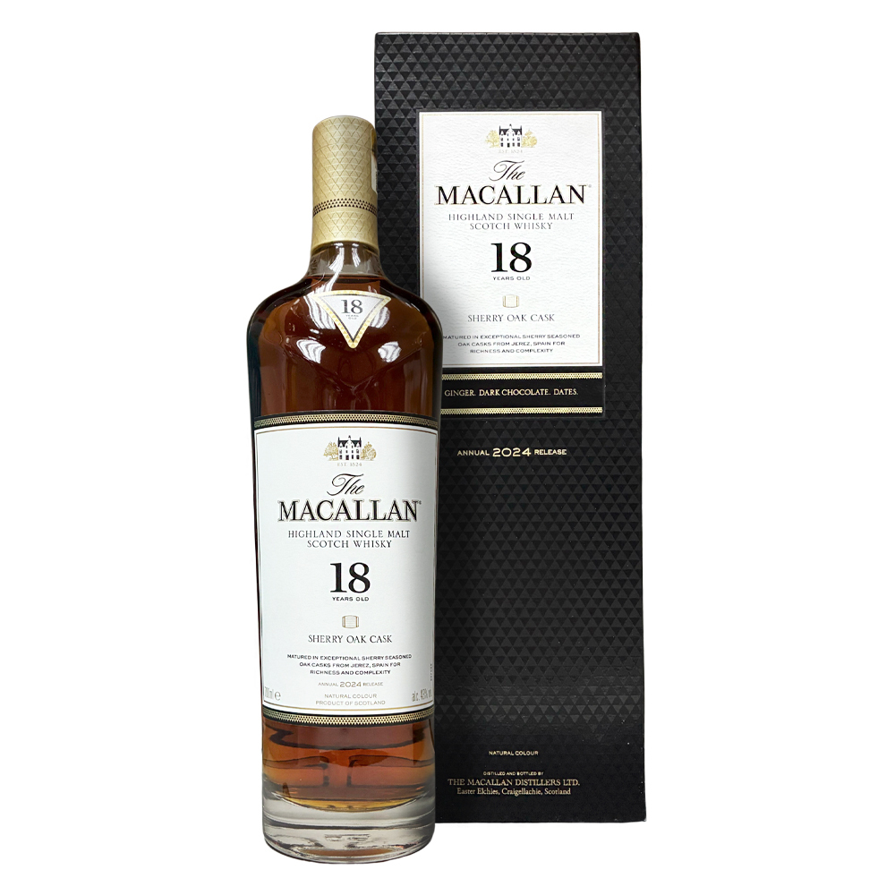 Macallan 18 Years Old Sherry Oak Cask 2024 Annual Release 43%