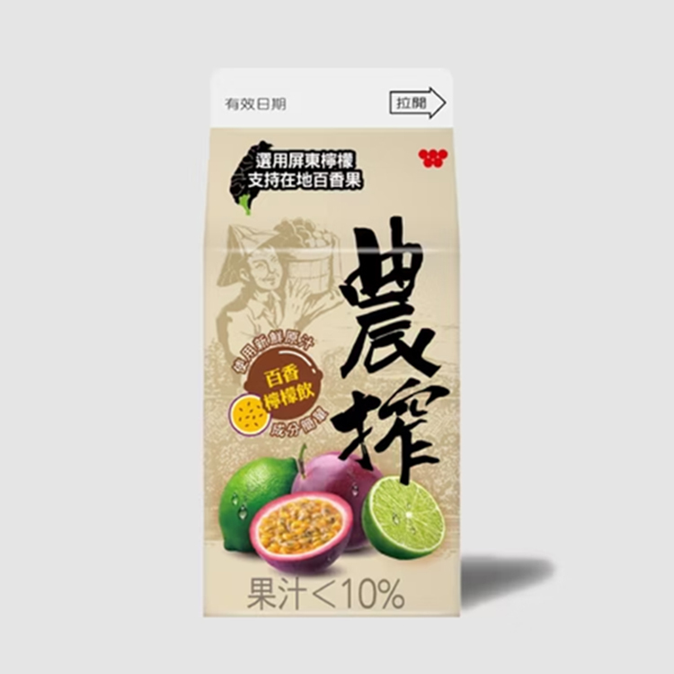 農搾-百香檸檬飲 375ml