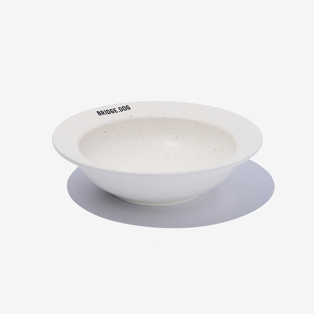 BRIDGE.DOG MINI  餅乾霧面飛碟碗 (米白)
