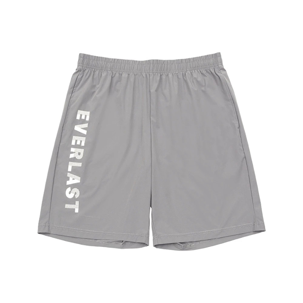 EVERLAST 短褲 淺灰色 LOGO 運動 風衣短褲 男 4221126112