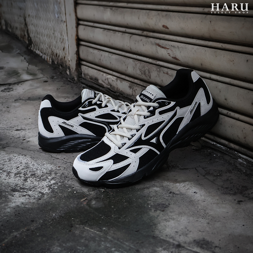 MIZUNO 美津濃 SPARK CN 米白黑 y2k EVA中底 網眼 慢跑鞋 復古休閒鞋 D1GH242806