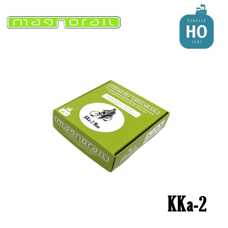 Maketis KKA-2 HO規 Magnorail 騎腳踏車男子 動態人偶