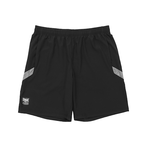 EVERLAST 短褲 黑色 平織 彈性 運動短褲 男 4221152020
