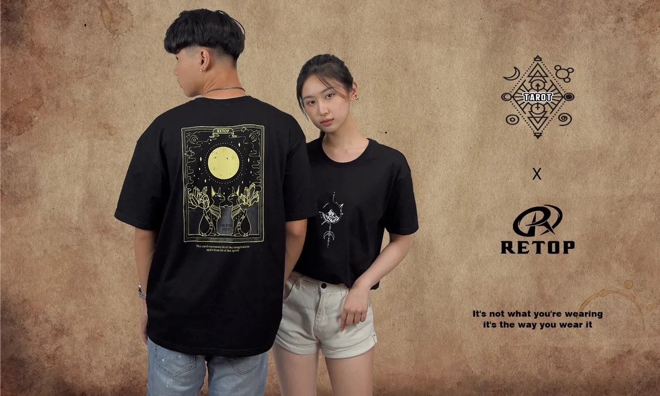 RETOP x NEW WEAPON x Arcana of Fate ｜命運之牌｜原創服飾｜重磅寬版T、帽T｜