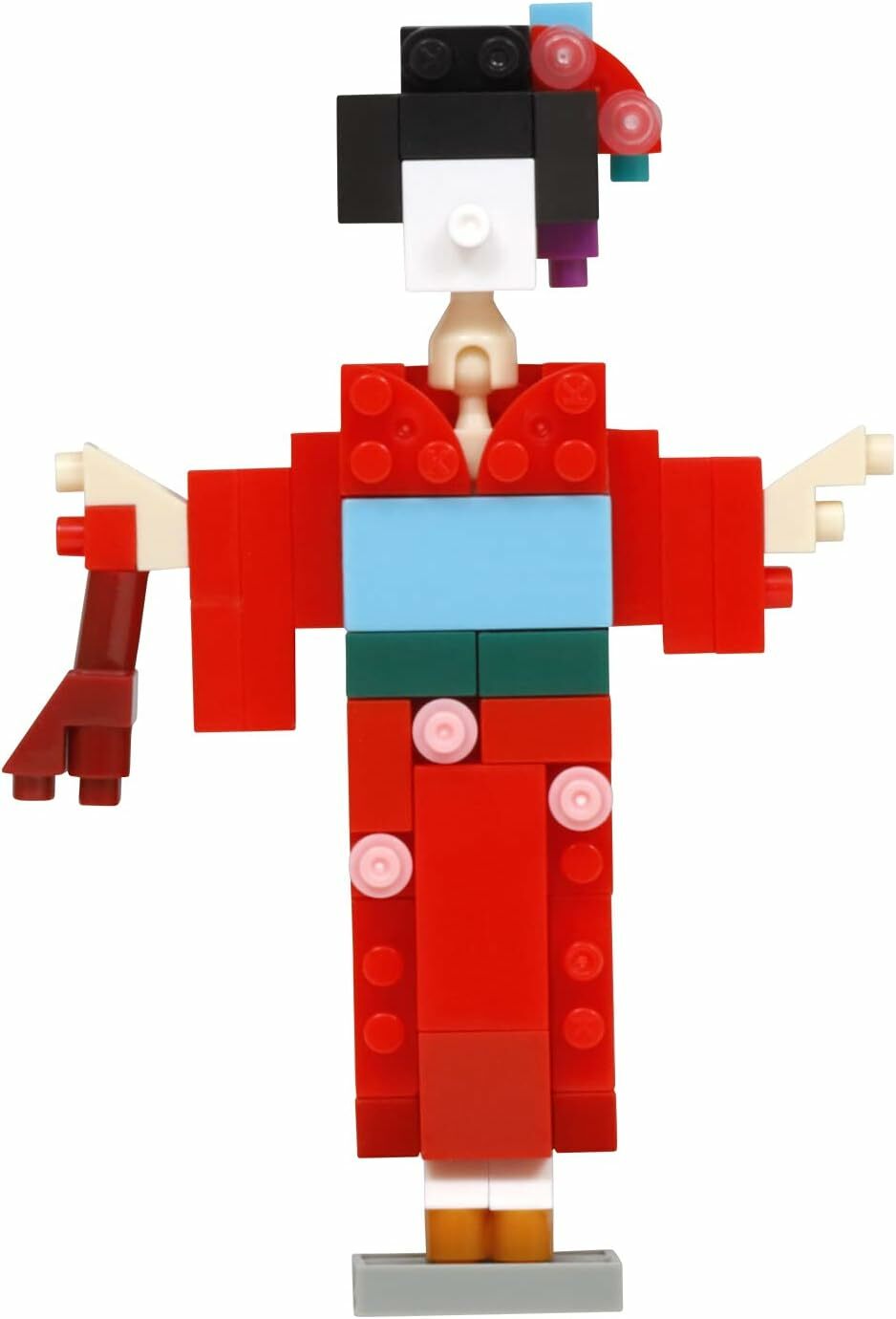 Nanoblock 迷你積木 NBC_358R 和服女子