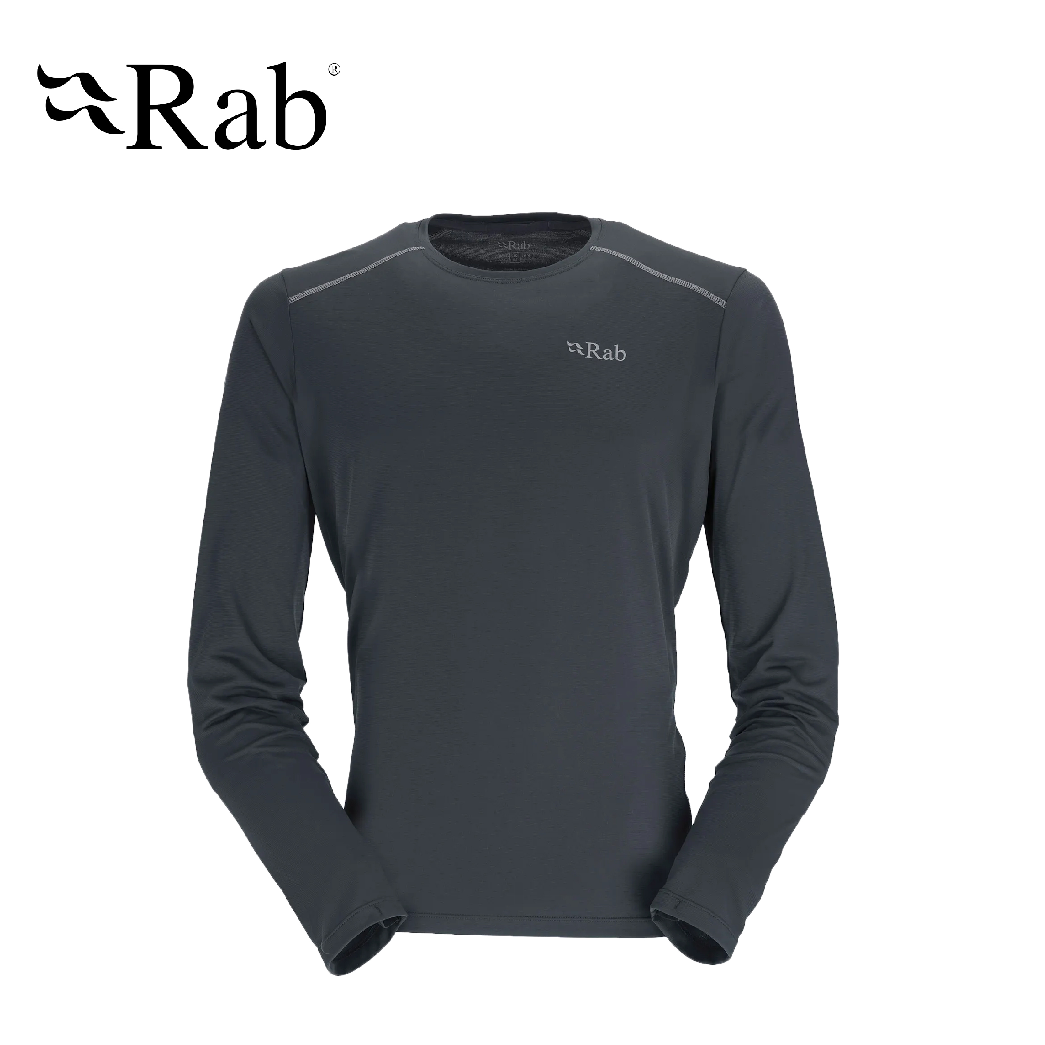 RAB 英國 QBL-07 Force LS Tee 圓領長袖透氣排汗衣 男款 (6色) 透氣排汗/登山休閒/運動慢跑 11RAQBL07