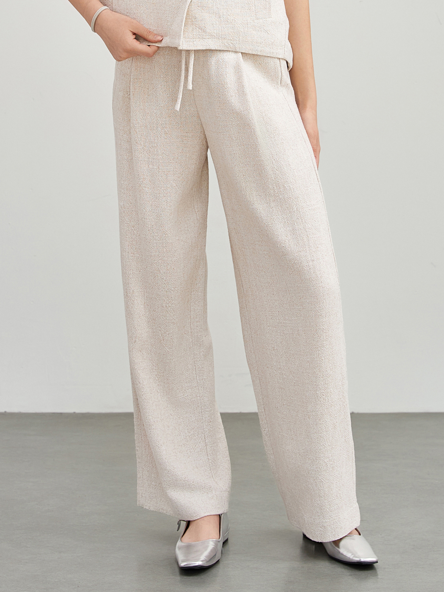 mi-tu 休閒闊腳褲