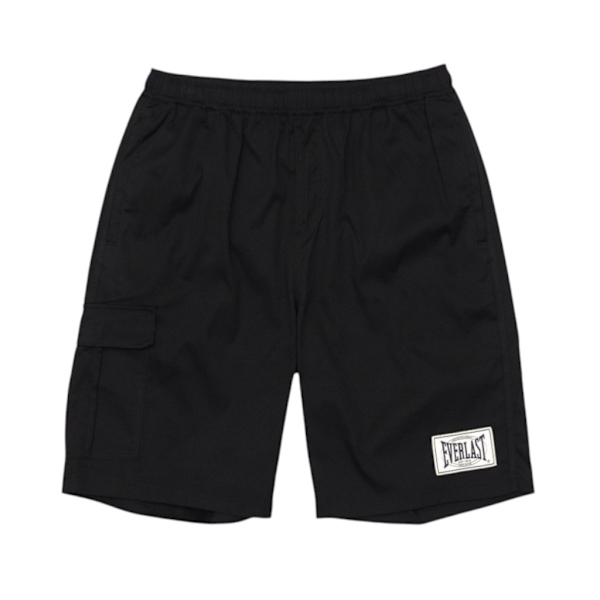 EVERLAST 短褲 黑色 LOGO 口袋 休閒短褲 男 4221154120