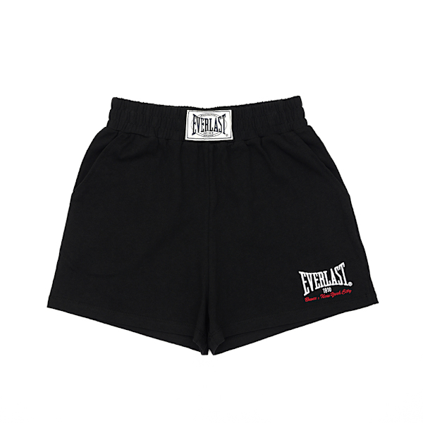 EVERLAST 短褲 黑色 LOGO 棉質 休閒短褲 女 4222150120