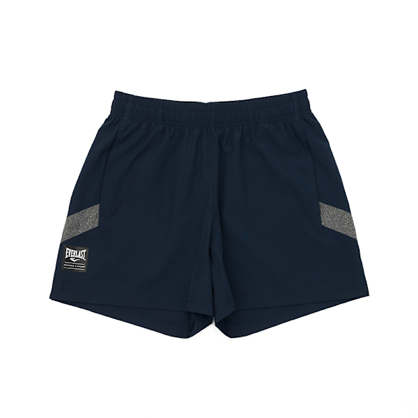 EVERLAST 短褲 深藍 平織 彈性 運動短褲 女 4222152080