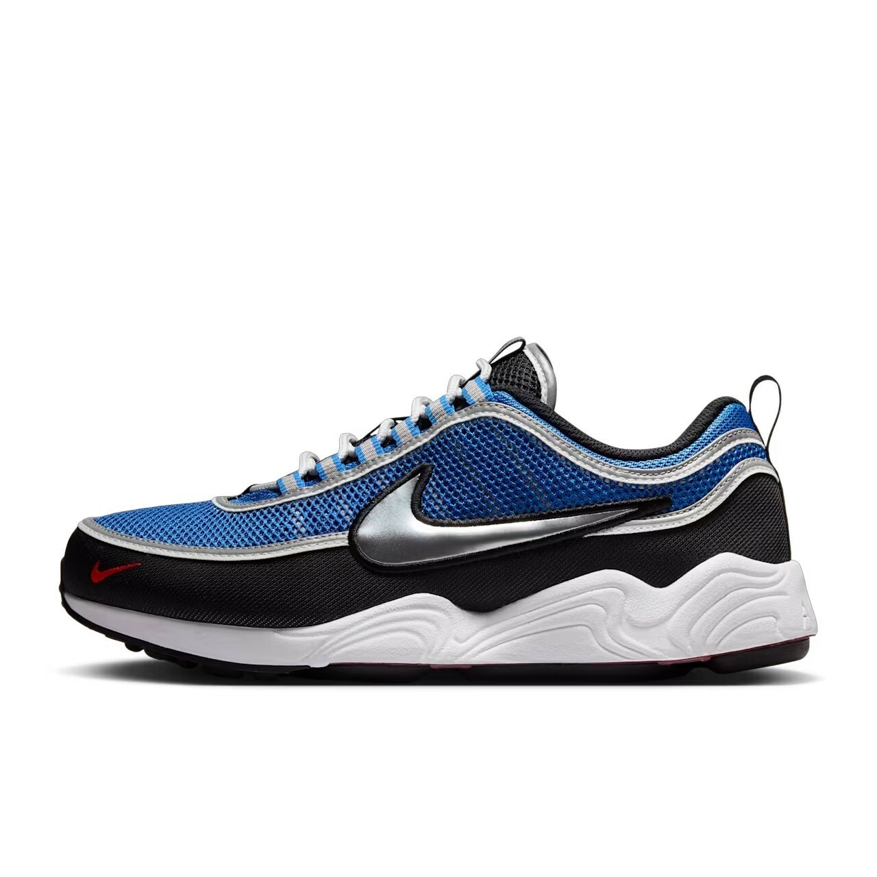 Nike Air Zoom Spiridon Black and Signal Blue 藍黑銀 HF9117-400
