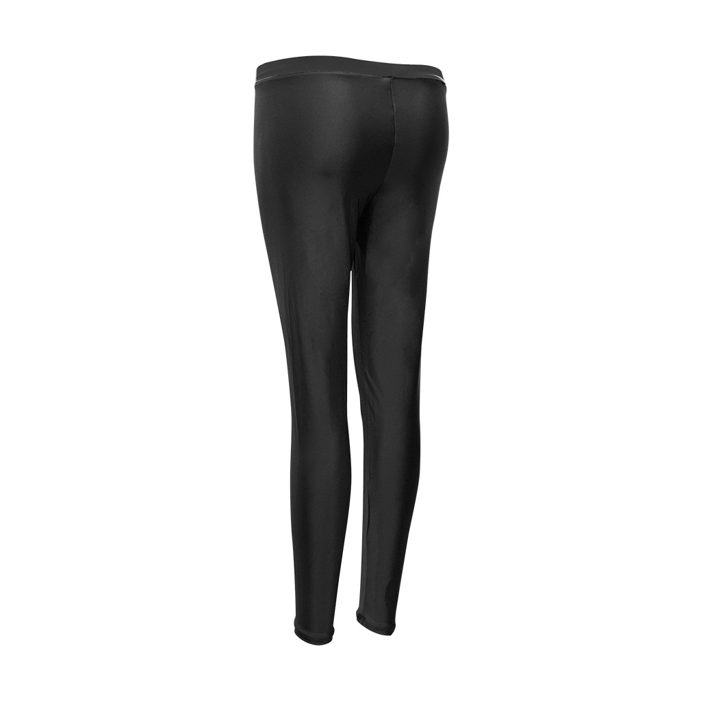 女士基本款游泳防曬長褲 - 黑