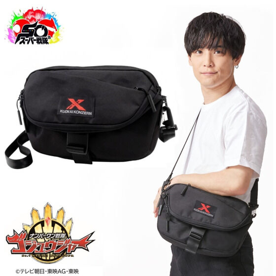 228748 Pbandai 預訂 2025/ 9月 ナンバーワン戦隊ゴジュウジャー　クオンAIコンツェルン ショルダーバッグ