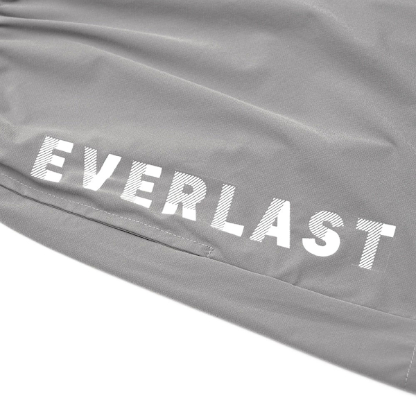 EVERLAST 短褲 淺灰色 LOGO 運動 風衣短褲 女 4222152112