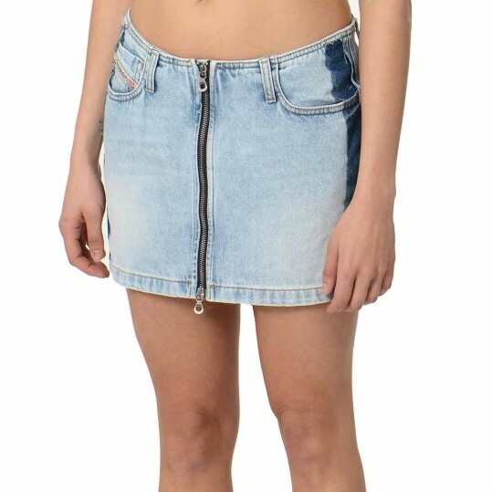 1FO0510-009 DIESEL De-Ron-S4 Skirt Blue #A13394 0GHAV 01 (BR)