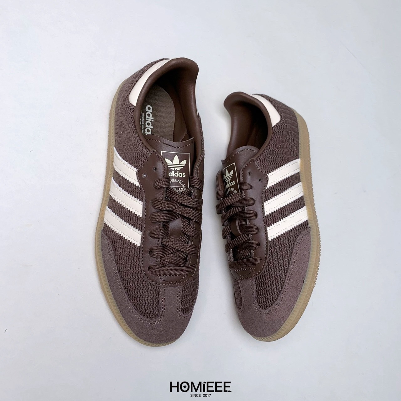 Adidas Originals Samba 德訓鞋 休閒鞋 編織 咖啡 美拉德色 [JI3184]