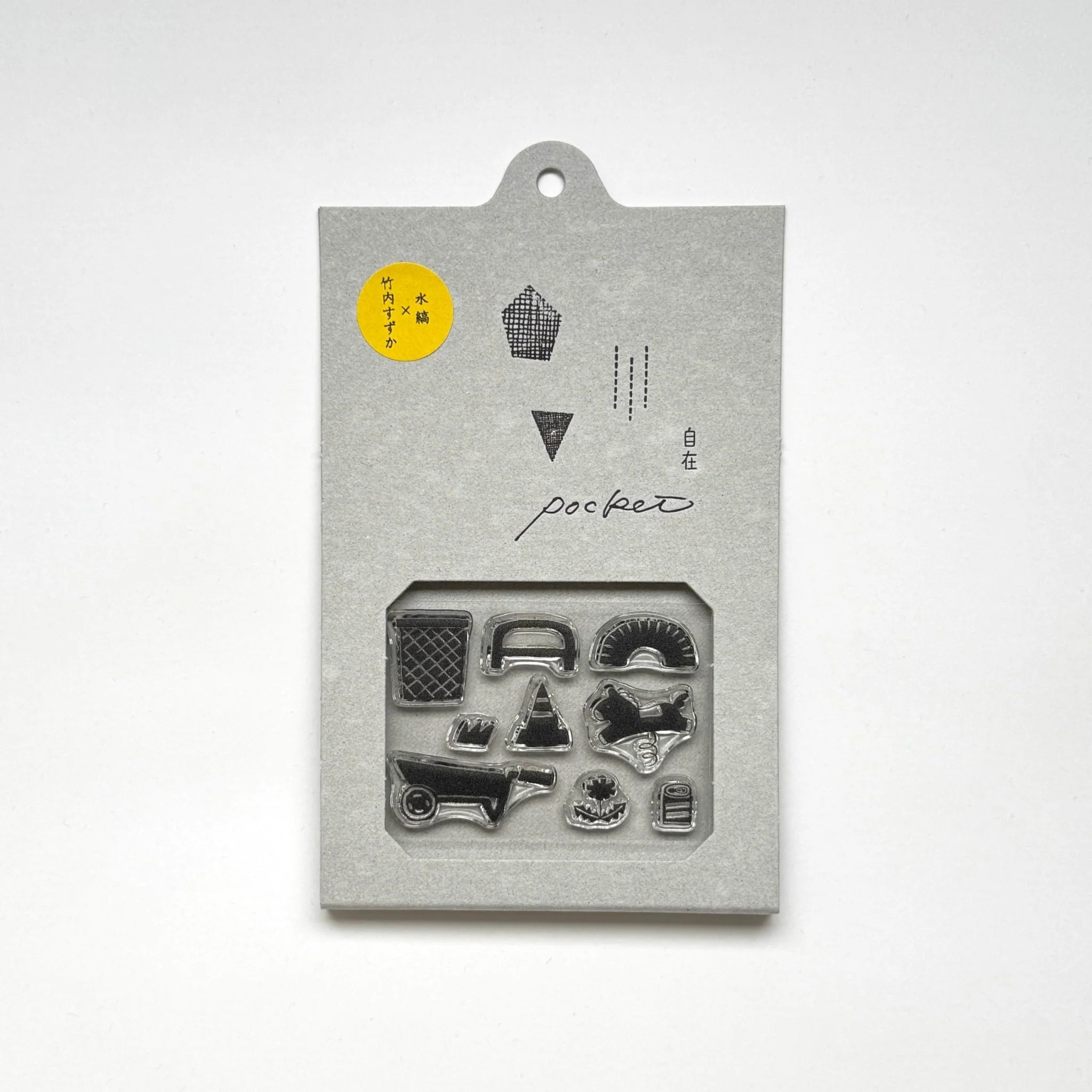 水縞 自在水晶印章 Pocket｜竹内すずか x 水縞｜公園｜JAPAN