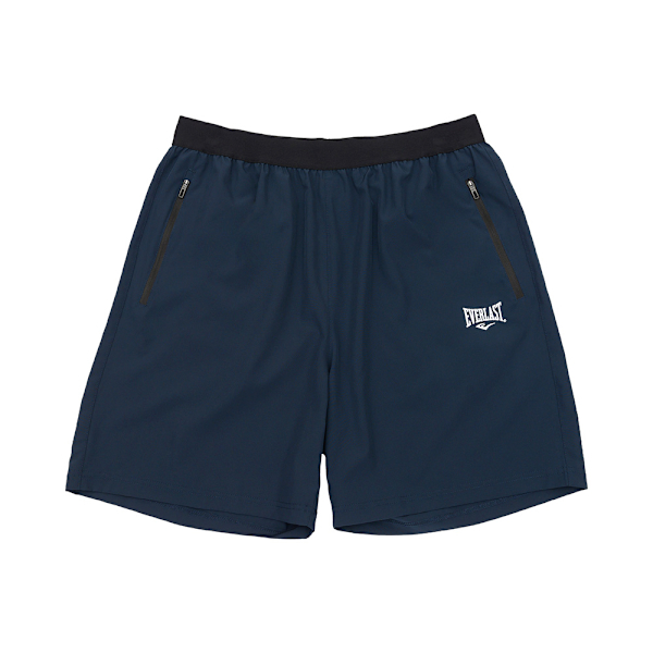 EVERLAST 短褲 深藍 拉鍊 運動短褲 男 4221152180