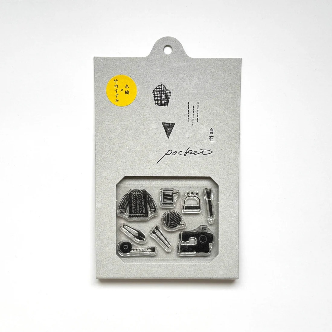 水縞 自在水晶印章 Pocket｜竹内すずか x 水縞｜手工藝｜JAPAN