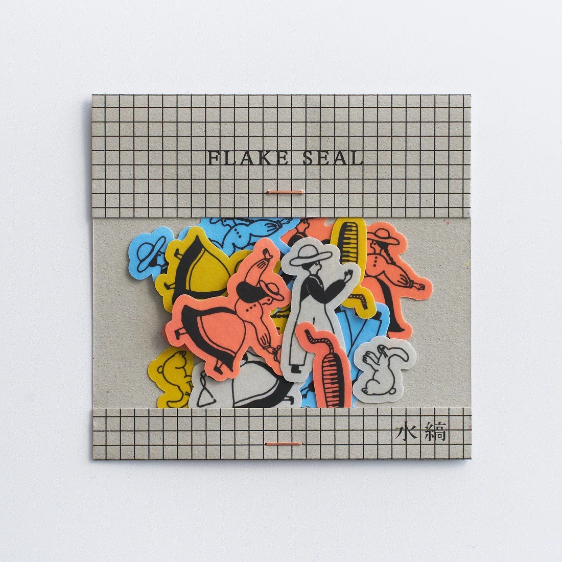 necktie x 水縞｜跳舞｜造型貼紙包 / 水縞 / 日本