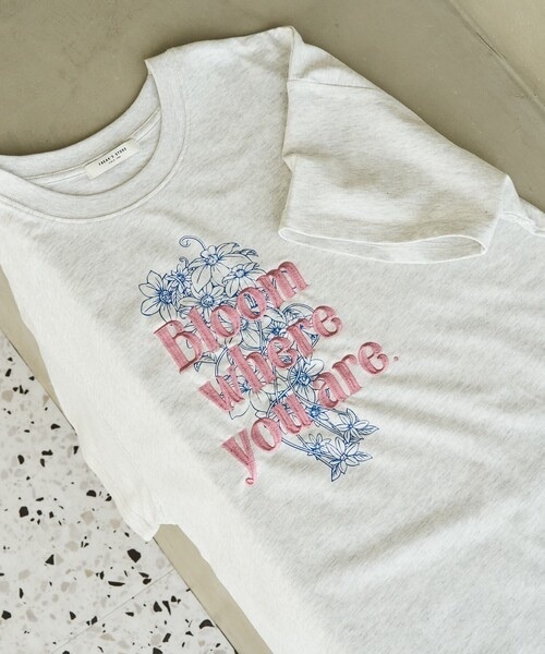 FREAK’S STORE / Flower print x bloom T-shirt