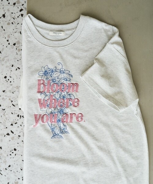 FREAK’S STORE / Flower print x bloom T-shirt
