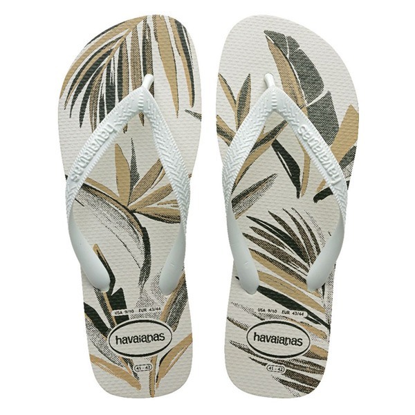 HAVAIANAS 哈瓦仕 ALOHA 白 葉子 人字拖 夾腳拖 中性 41113557153