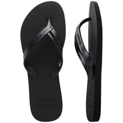 HAVAIANAS 哈瓦仕 拖鞋 人字拖 ELEGANCE 黑色 夾腳拖 女 41488010090