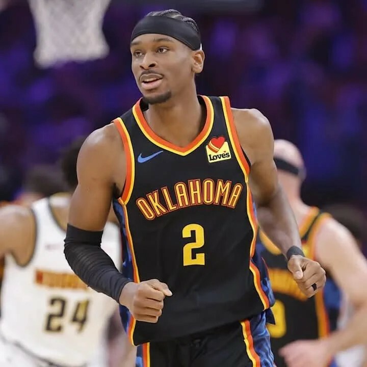 NIKE NBA DRYOKC 2 黑色 俄克拉荷馬城 雷霆隊 OKC GILGEOUS ALEXANDER 球衣【FQ4353-010】NKNBA