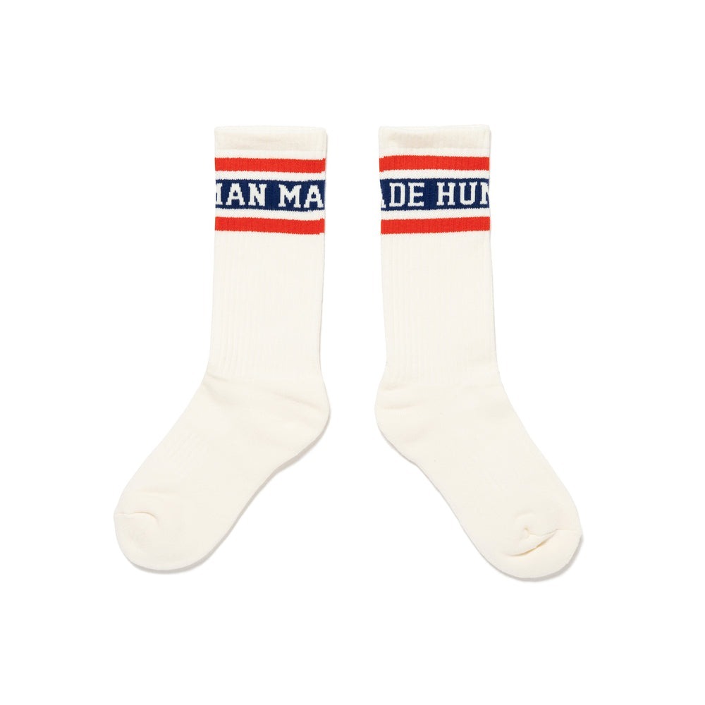 2025SS HUMAN MADE LINE SKATER SOCKS 襪子 條紋 LOGO 現貨 HM29GD059