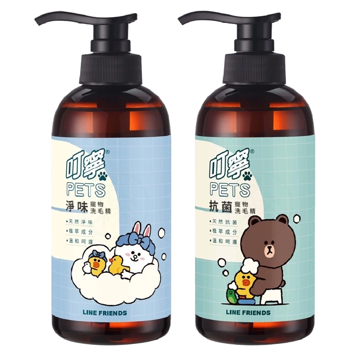 叮寧PETS 寵物洗毛精 (淨味/抗菌) 500ml 犬貓適用